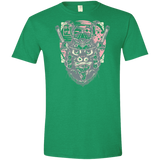 T-Shirts Heather Irish Green / M Samurai Pizza Cat Men's Semi-Fitted Softstyle