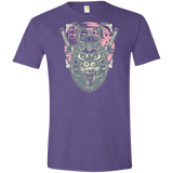 T-Shirts Heather Purple / S Samurai Pizza Cat Men's Semi-Fitted Softstyle