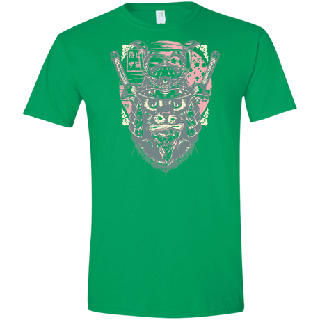 T-Shirts Irish Green / S Samurai Pizza Cat Men's Semi-Fitted Softstyle