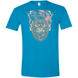 T-Shirts Sapphire / S Samurai Pizza Cat Men's Semi-Fitted Softstyle