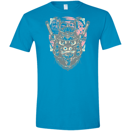 T-Shirts Sapphire / S Samurai Pizza Cat Men's Semi-Fitted Softstyle