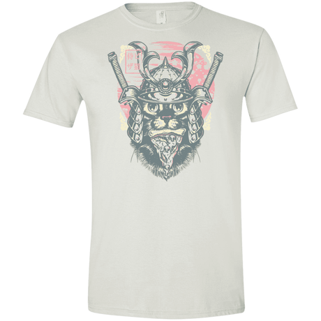 T-Shirts White / X-Small Samurai Pizza Cat Men's Semi-Fitted Softstyle