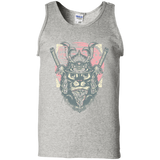 T-Shirts Ash / S Samurai Pizza Cat Men's Tank Top