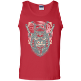 T-Shirts Red / S Samurai Pizza Cat Men's Tank Top