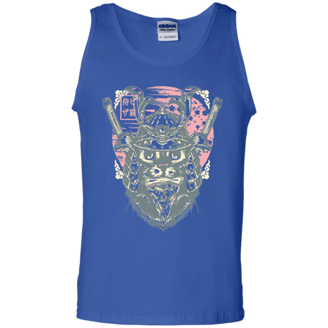 T-Shirts Royal / S Samurai Pizza Cat Men's Tank Top