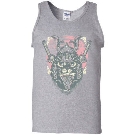 T-Shirts Sport Grey / S Samurai Pizza Cat Men's Tank Top