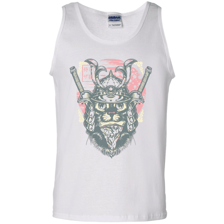T-Shirts White / S Samurai Pizza Cat Men's Tank Top