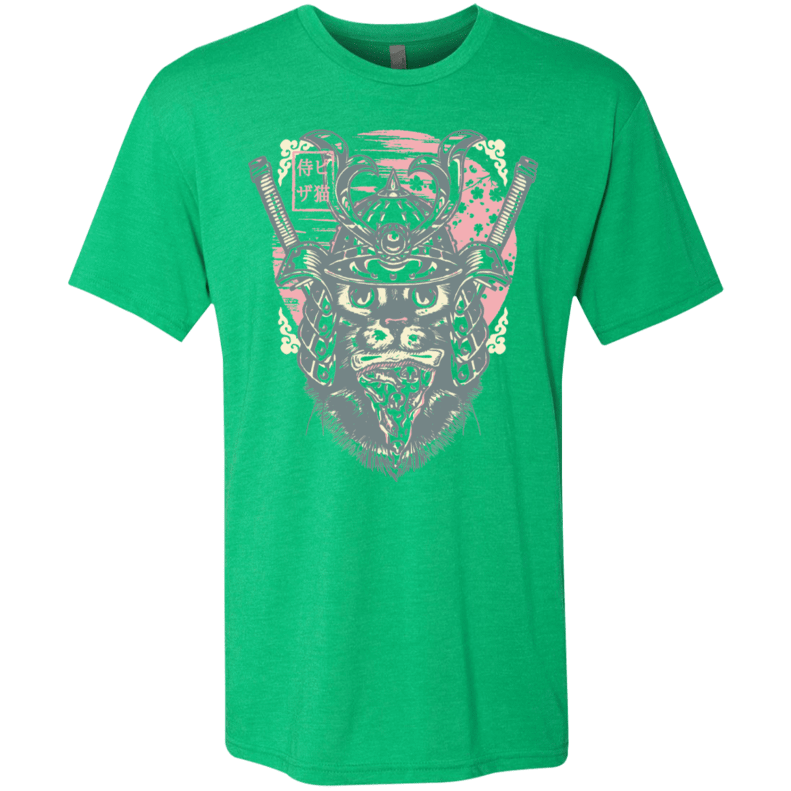 T-Shirts Envy / S Samurai Pizza Cat Men's Triblend T-Shirt