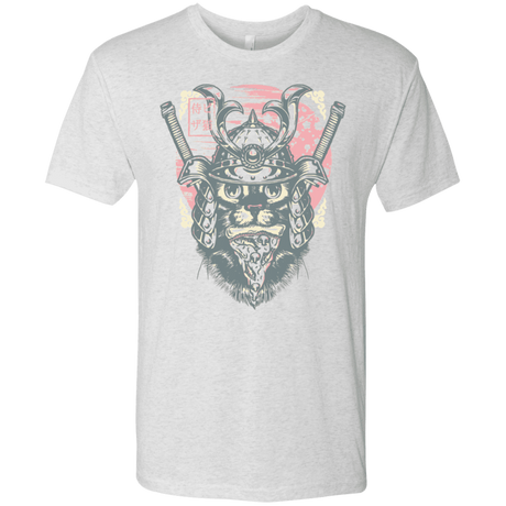 T-Shirts Heather White / S Samurai Pizza Cat Men's Triblend T-Shirt