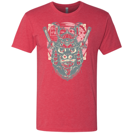 T-Shirts Vintage Red / S Samurai Pizza Cat Men's Triblend T-Shirt