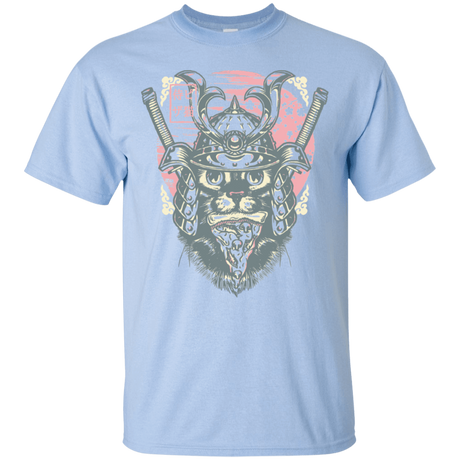 T-Shirts Light Blue / S Samurai Pizza Cat T-Shirt