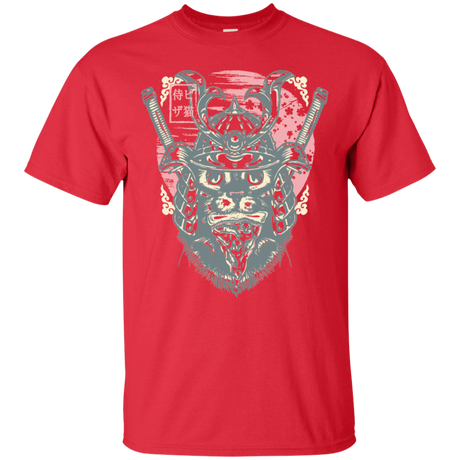 T-Shirts Red / S Samurai Pizza Cat T-Shirt