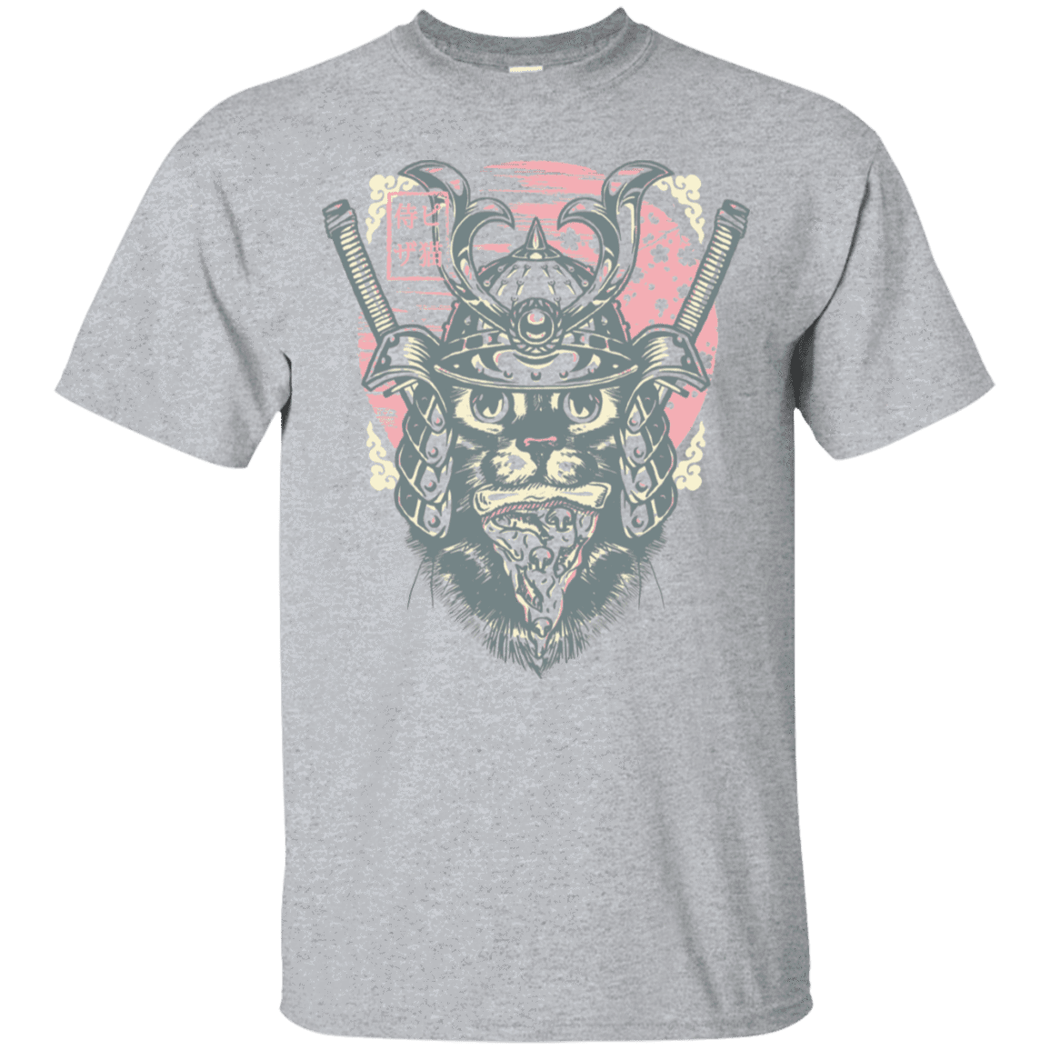 T-Shirts Sport Grey / S Samurai Pizza Cat T-Shirt