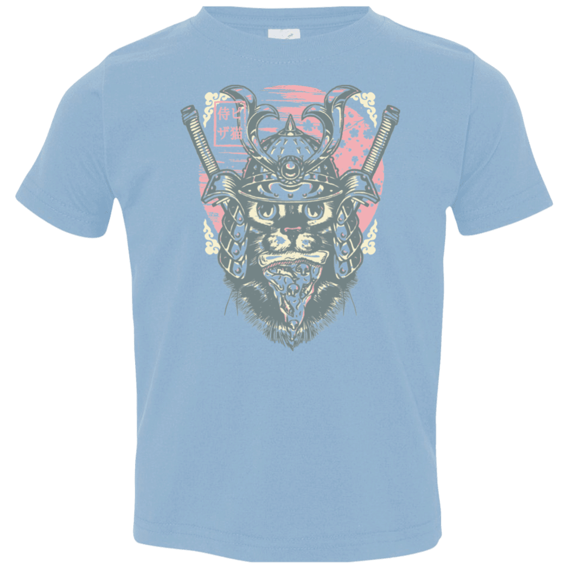 T-Shirts Light Blue / 2T Samurai Pizza Cat Toddler Premium T-Shirt