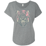 T-Shirts Premium Heather / X-Small Samurai Pizza Cat Triblend Dolman Sleeve