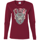 T-Shirts Cardinal / S Samurai Pizza Cat Women's Long Sleeve T-Shirt