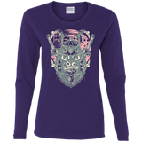 T-Shirts Purple / S Samurai Pizza Cat Women's Long Sleeve T-Shirt