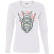 T-Shirts White / S Samurai Pizza Cat Women's Long Sleeve T-Shirt