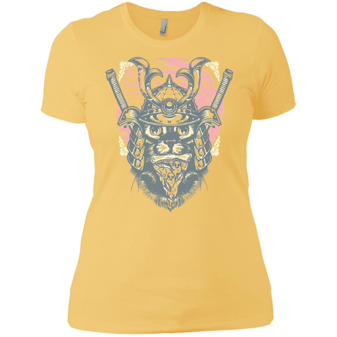 T-Shirts Banana Cream/ / X-Small Samurai Pizza Cat Women's Premium T-Shirt
