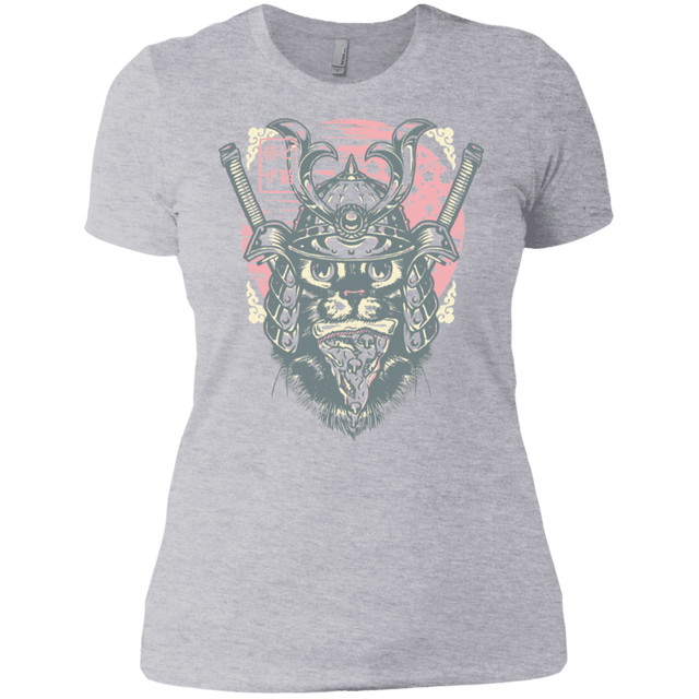 T-Shirts Heather Grey / X-Small Samurai Pizza Cat Women's Premium T-Shirt