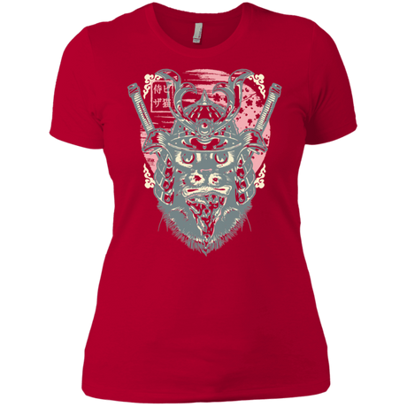 T-Shirts Red / X-Small Samurai Pizza Cat Women's Premium T-Shirt