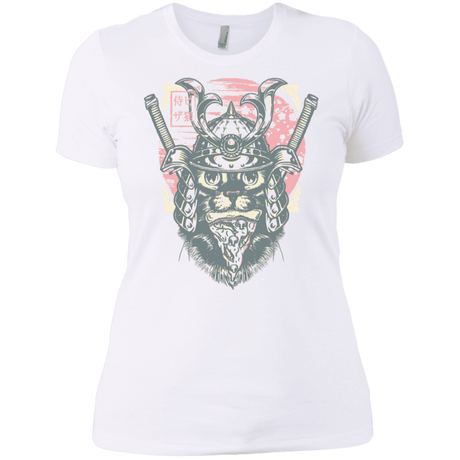 T-Shirts White / X-Small Samurai Pizza Cat Women's Premium T-Shirt