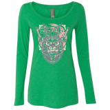 T-Shirts Envy / S Samurai Pizza Cat Women's Triblend Long Sleeve Shirt