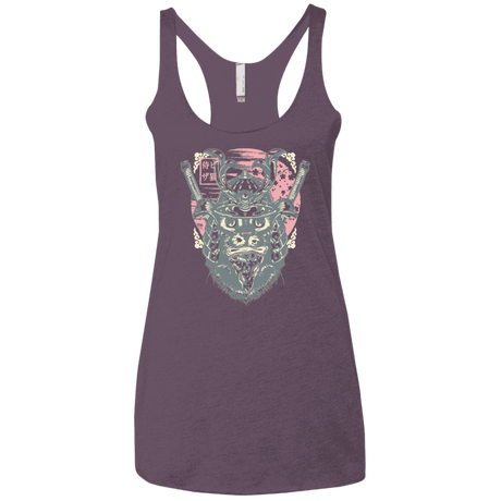 T-Shirts Vintage Purple / X-Small Samurai Pizza Cat Women's Triblend Racerback Tank