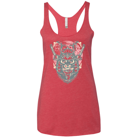 T-Shirts Vintage Red / X-Small Samurai Pizza Cat Women's Triblend Racerback Tank