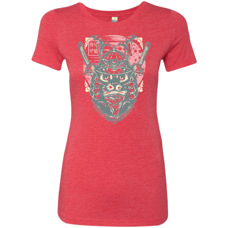 T-Shirts Vintage Red / S Samurai Pizza Cat Women's Triblend T-Shirt