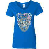 T-Shirts Royal / S Samurai Pizza Cat Women's V-Neck T-Shirt