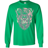 T-Shirts Irish Green / YS Samurai Pizza Cat Youth Long Sleeve T-Shirt