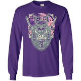 T-Shirts Purple / YS Samurai Pizza Cat Youth Long Sleeve T-Shirt