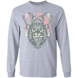 T-Shirts Sport Grey / YS Samurai Pizza Cat Youth Long Sleeve T-Shirt