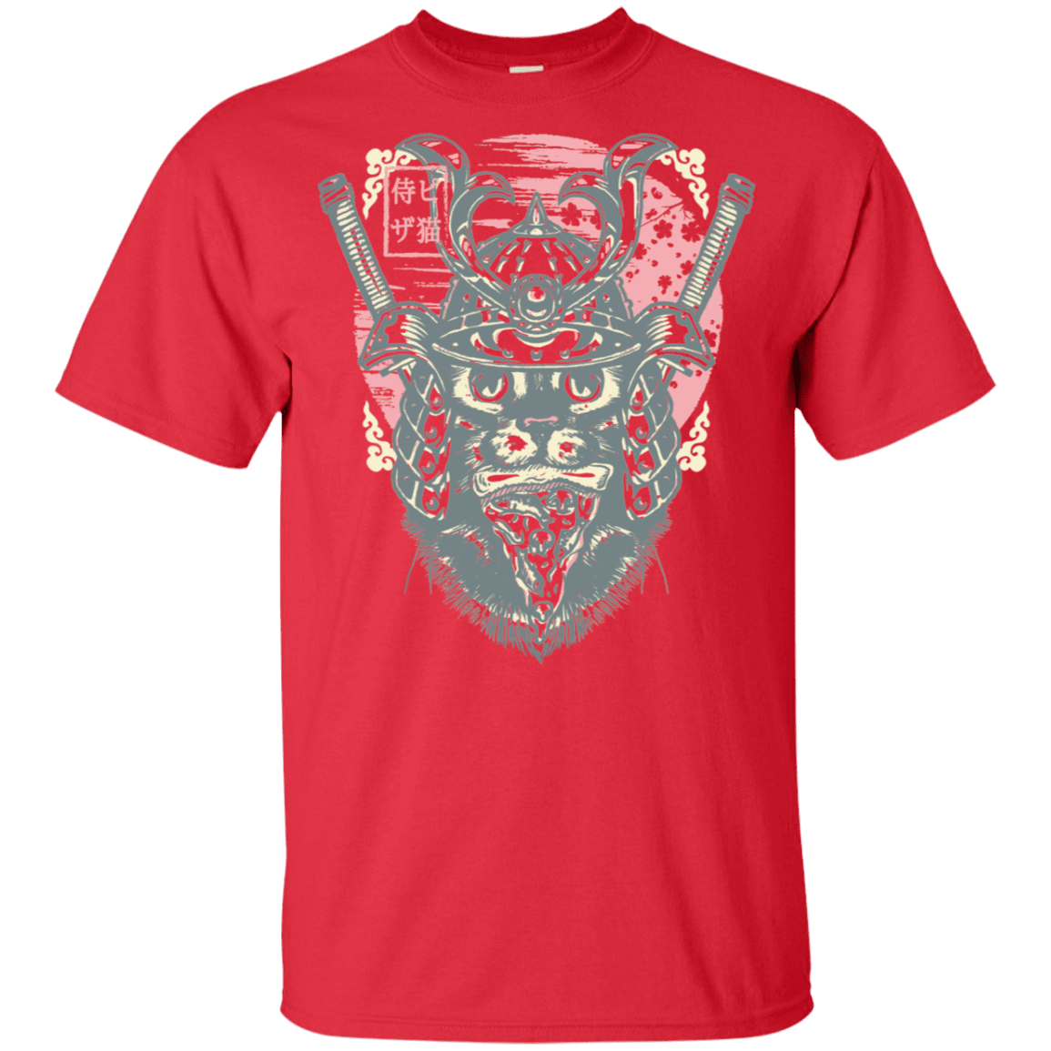 T-Shirts Red / YXS Samurai Pizza Cat Youth T-Shirt