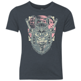 T-Shirts Vintage Navy / YXS Samurai Pizza Cat Youth Triblend T-Shirt