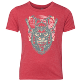 T-Shirts Vintage Red / YXS Samurai Pizza Cat Youth Triblend T-Shirt