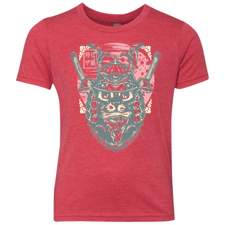 T-Shirts Vintage Red / YXS Samurai Pizza Cat Youth Triblend T-Shirt