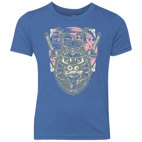 T-Shirts Vintage Royal / YXS Samurai Pizza Cat Youth Triblend T-Shirt