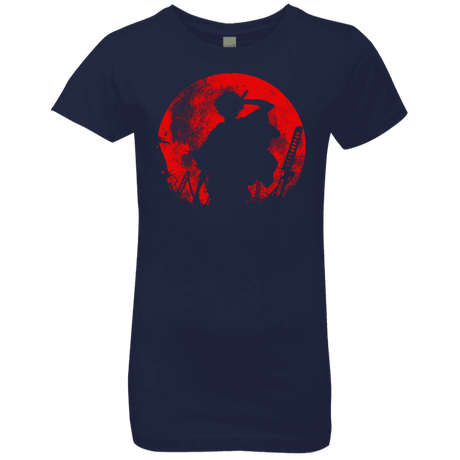 T-Shirts Midnight Navy / YXS Samurai Swords Girls Premium T-Shirt