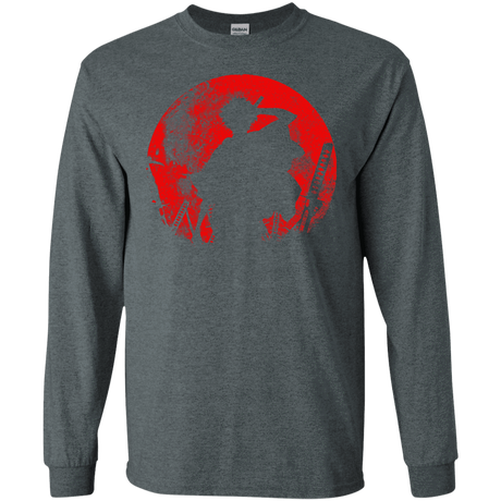 T-Shirts Dark Heather / S Samurai Swords Men's Long Sleeve T-Shirt