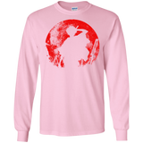 T-Shirts Light Pink / S Samurai Swords Men's Long Sleeve T-Shirt