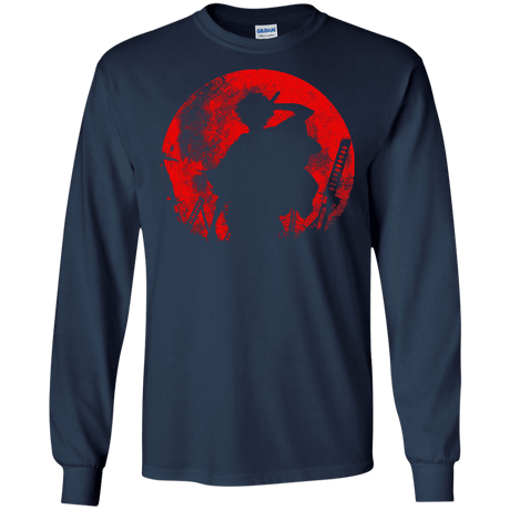 T-Shirts Navy / S Samurai Swords Men's Long Sleeve T-Shirt