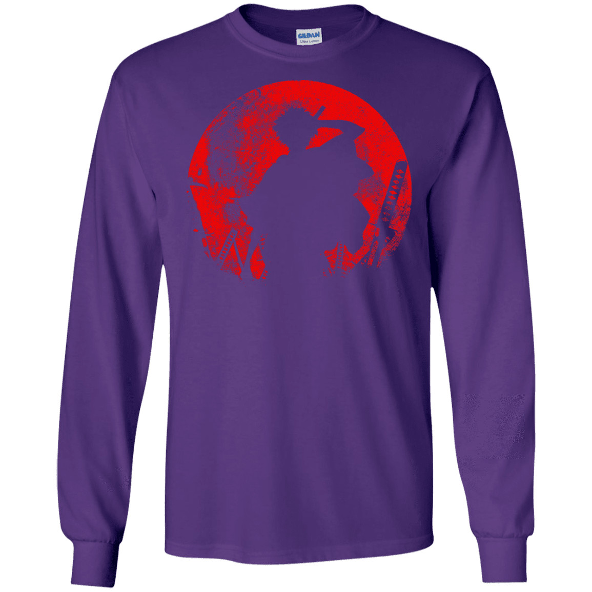 T-Shirts Purple / S Samurai Swords Men's Long Sleeve T-Shirt