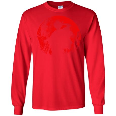 T-Shirts Red / S Samurai Swords Men's Long Sleeve T-Shirt