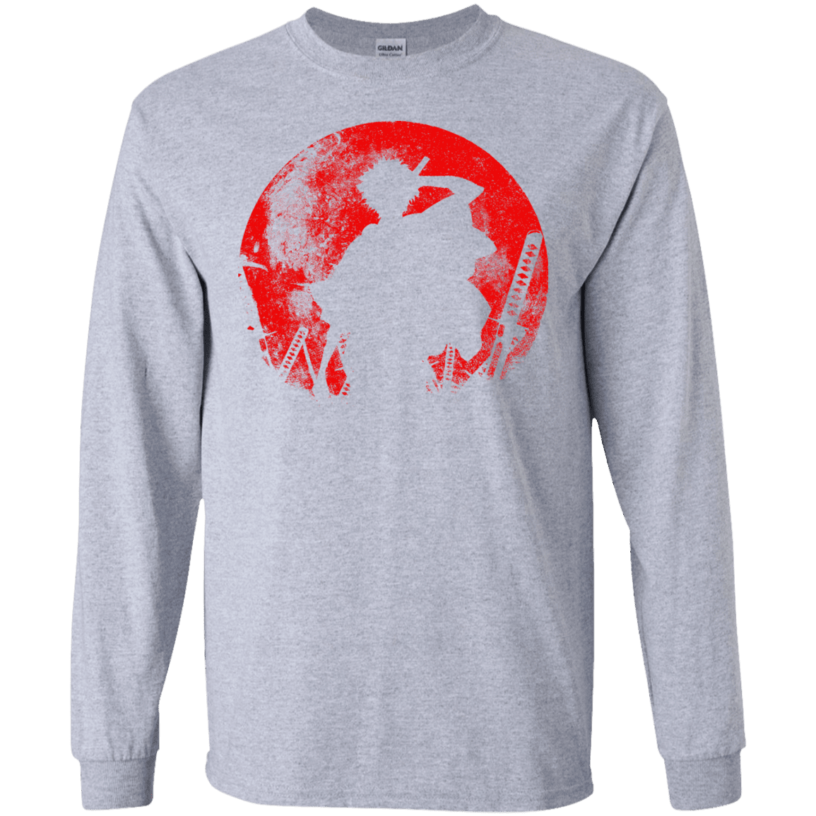 T-Shirts Sport Grey / S Samurai Swords Men's Long Sleeve T-Shirt