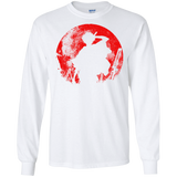 T-Shirts White / S Samurai Swords Men's Long Sleeve T-Shirt