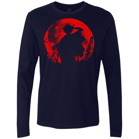 T-Shirts Midnight Navy / S Samurai Swords Men's Premium Long Sleeve
