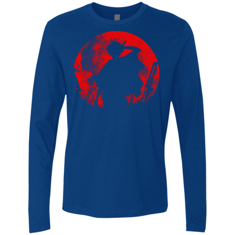 T-Shirts Royal / S Samurai Swords Men's Premium Long Sleeve