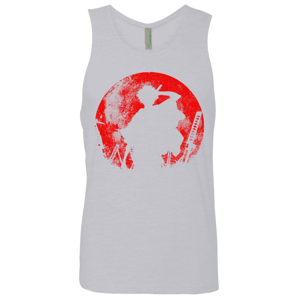 T-Shirts Heather Grey / S Samurai Swords Men's Premium Tank Top